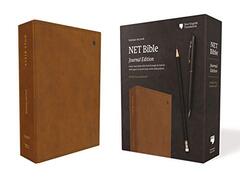 NET Bible, Journal Edition, Leathersoft, Brown, Comfort Print