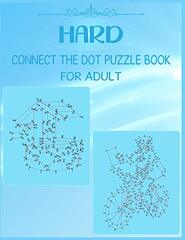 Hard Connect The Dot Puzzle Book For Adult: Stress Reliving and Challenging Dots